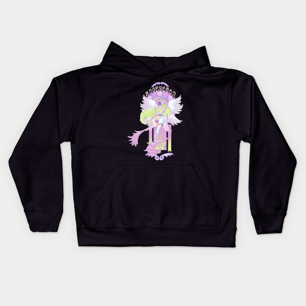 Angewomon Nouveau Kids Hoodie by shelbywolf